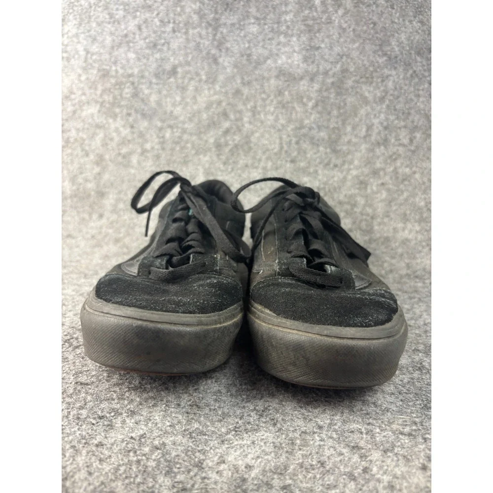 Vans Old Skool ComfyCush Mens Size 8.5 Black Suede Canvas Skate Shoes
